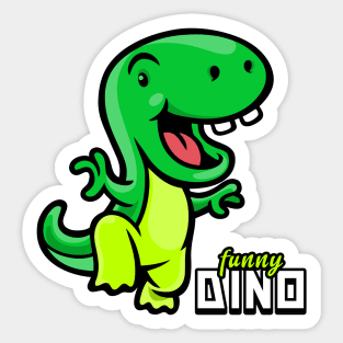 Funny Dino Sticker